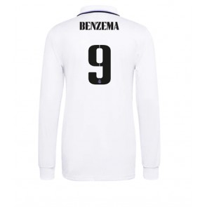Real Madrid Karim Benzema #9 Hemmatröja 2022-23 Långärmad